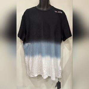 Vie+Riche Paris Tie-Dye T-shirt Text On The Upp/ NWT